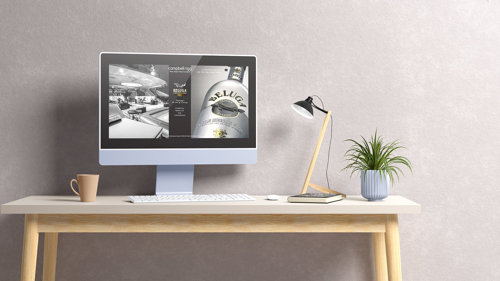 The Campbell Rigg website, presenting the design studio’s architecture, interior and branding work.